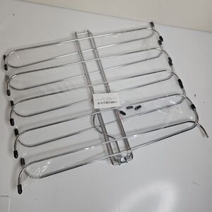 Scarves Belt Ties Organizer Chrome Metal Expandable